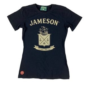 Jameson Irish Whiskey Sine Metu Black Shirt Medium